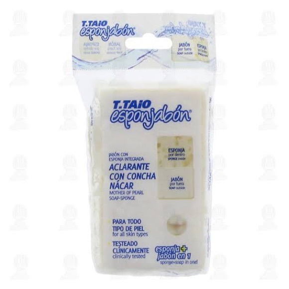 Bundle 2 T-TAIO SPONGE SOAP-MOTHER OF PEARL SOAP - Picture 1 of 1